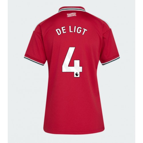 Manchester United Matthijs de Ligt #4 Hjemmebanetrøje Dame 2026-27 Kortærmet